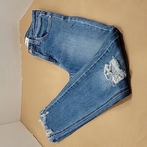 Just Black Denim, Size 27, High Rise Destroyed Skinny Jeans, EUC